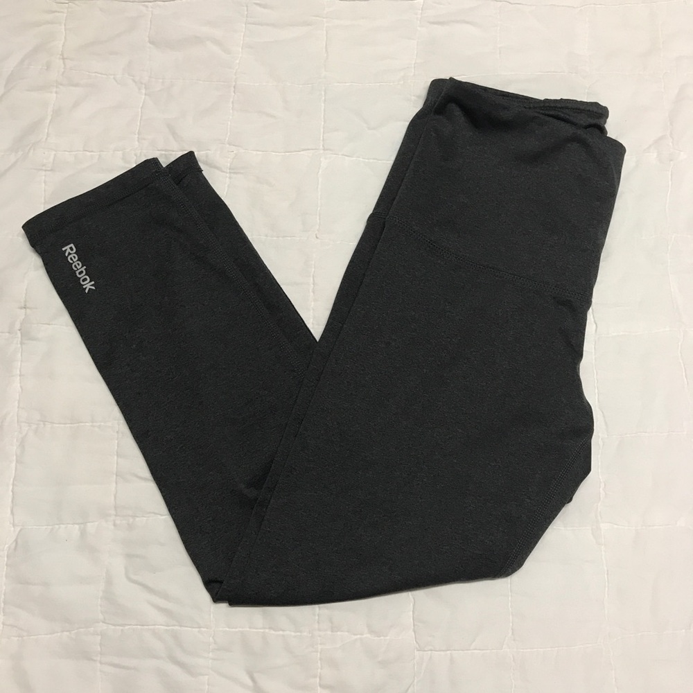 Gray Reebok Capri Leggings